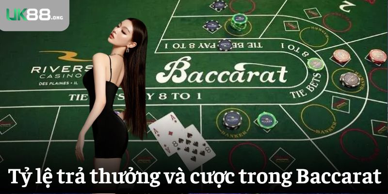 Luật Chơi Baccarat Cơ Bản Tại UK88 – Hiểu Nhanh, Chơi Ngay 3 Tỷ lệ trả thưởng và các loại cược trong Baccarat